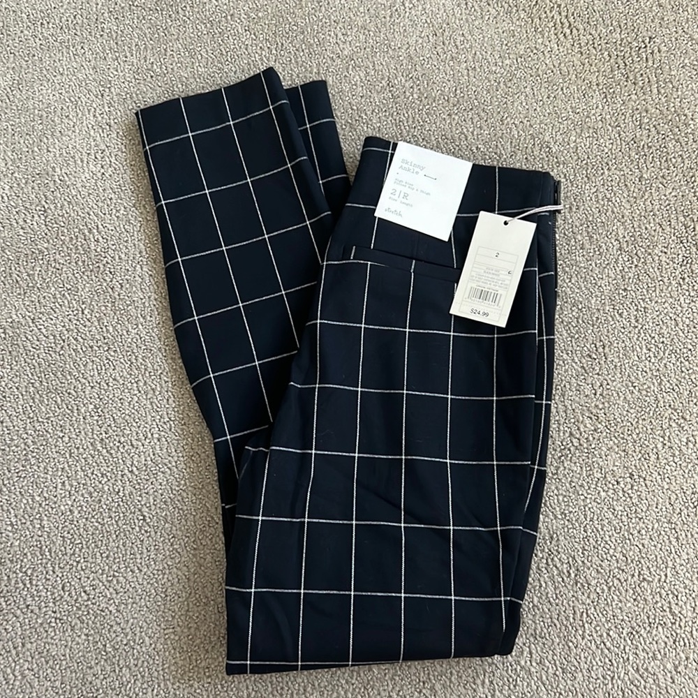 Windowpane pants